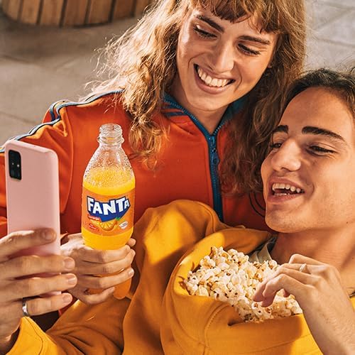Fanta Naranja, Refresco con 8% de Zumo de Naranja, Bajo en Calorías, Pack 24 Latas 330 ml - Imagen 2