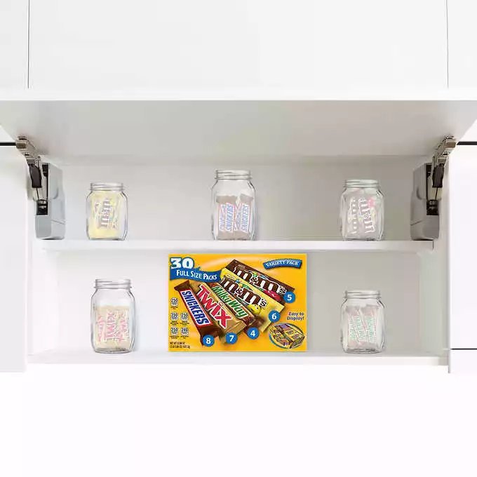 30 paquetes de dulces de variedad Mars (Snickers, M&M’s, Twix, Vía Láctea, Peanuts) - Imagen 4