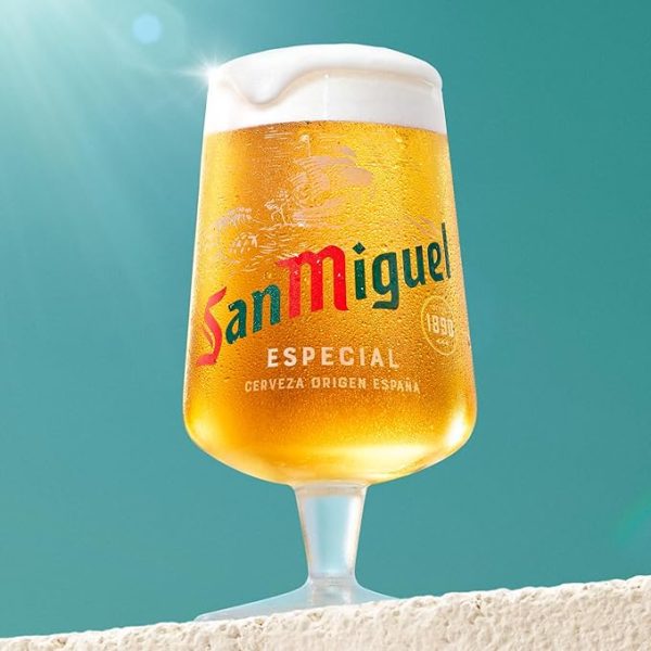 San Miguel Especial Lager, Pack 24 Latas x 33cl, Cerveza Premium EspaƱola, Calidad Tradicional y Sabor Refrescante, 5.4% Volumen de Alcohol - Imagen 7